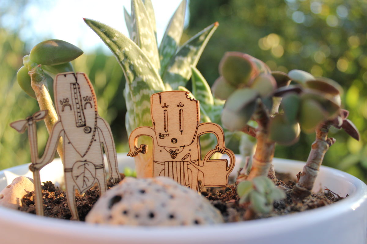 Meet the Chamans, the most adorable houseplant accessories