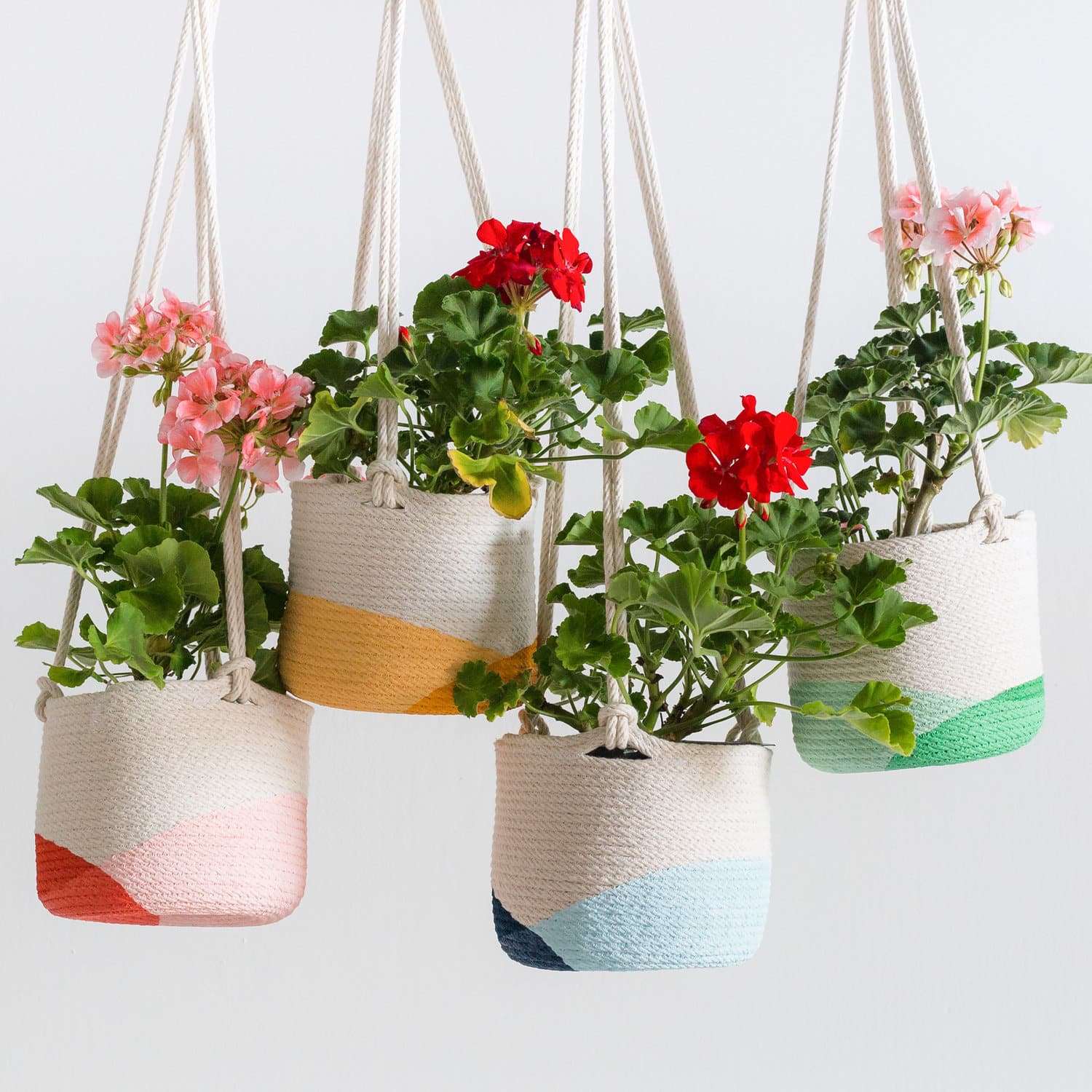 Rope-Made Planters from Brooklyn Studio Closed Mondays