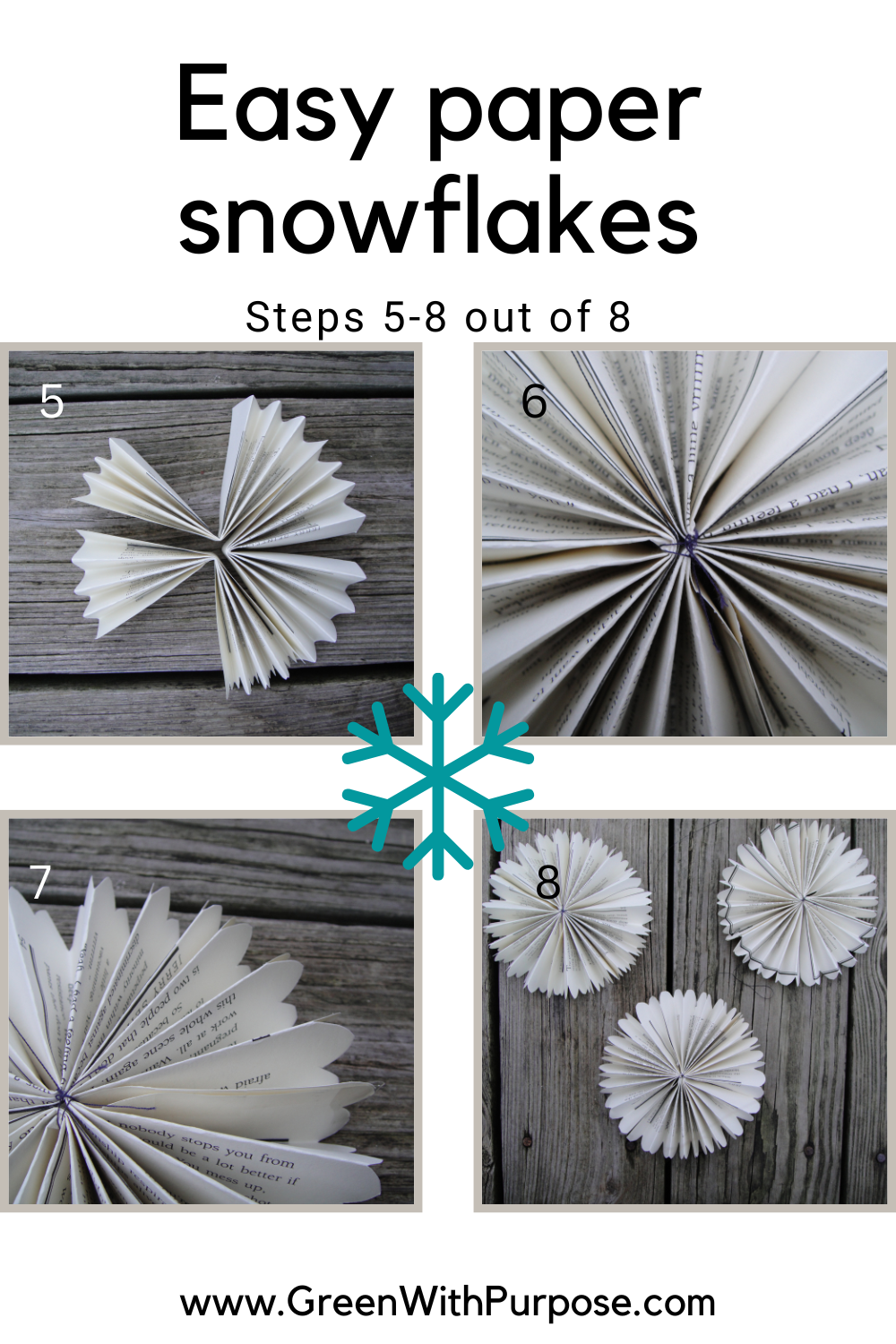 How To Make Paper Snowflakes – Green With Purpose