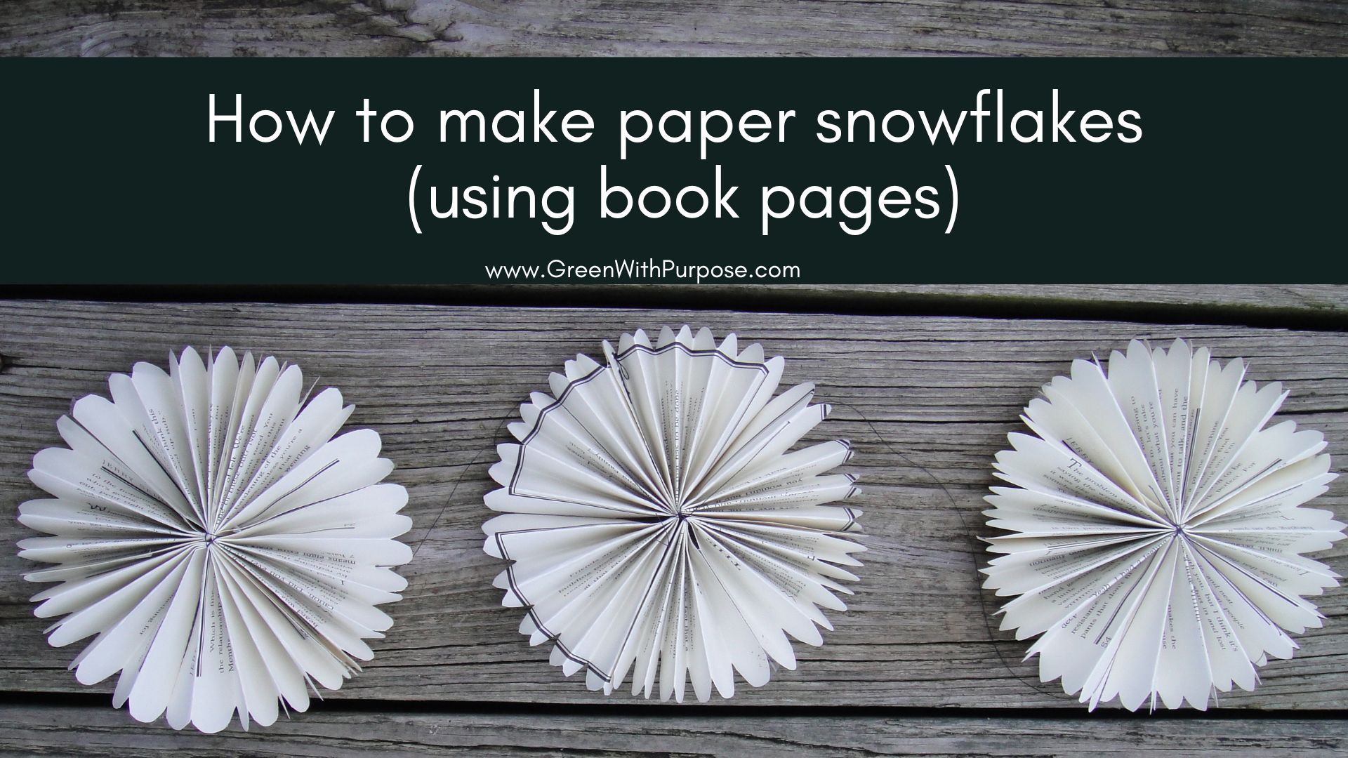 How to Make Paper Snowflakes